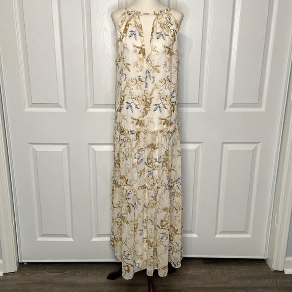 Anthropologie DREW Naomi Vintage Floral Cream Maxi Dress - Picture 5 of 8